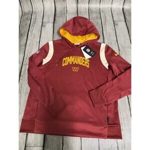 NWT Women’s Nike Washington Commanders Therma Fit Sideline Hoodie Large Burgundy